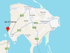 carte interactive de Djerba